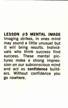 1973 PBA Bowling #NNO Lesson #5 Mental Image Back